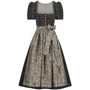 GOTTSEIDANK Dirndl LORLE schwarz   36 damen