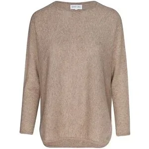 DAVIDA Kaschmirpullover hellbraun   M Damen