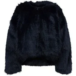 DRYKORN Jacke in Felloptik KILCHURN dunkelblau   36 damen