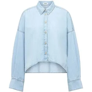 DRYKORN Bluse OSHIA 10 hellblau   40 damen