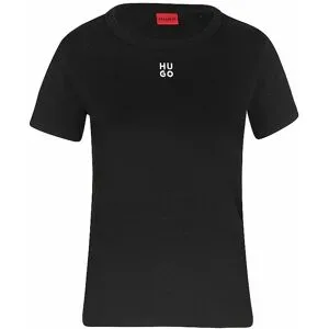 HUGO T-Shirt DELORIS schwarz   L Damen