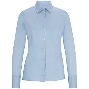 HUGO Bluse Slim Fit hellblau   32 Damen