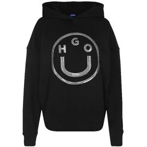 HUGO Kapuzensweater - Hoodie DOLASA_B_2 schwarz   M damen