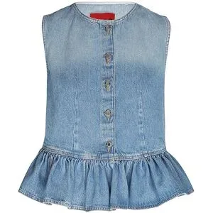 HUGO Top GIMMA  blau   M damen