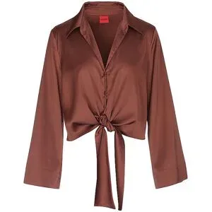 HUGO Blusenshirt ERRIKA braun   36 Damen