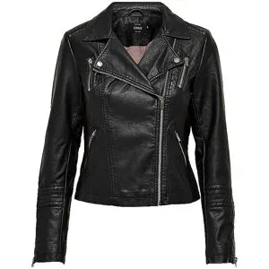 ONLY Jacke in Lederoptik ONLGEMMA schwarz   40 damen