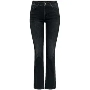 ONLY Jeans Flared Fit ONLBLUSH schwarz   XL/L30 damen
