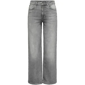 ONLY Jeans Wide Fit ONLMADISON hellgrau   S/L32 damen