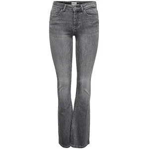 ONLY Jeans Flared Fit ONLBLUSH grau   XS/L30 Damen