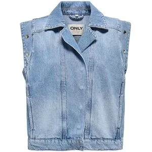 ONLY Jeansgilet ONLFINLEY hellblau   M Damen