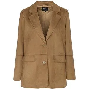 ONLY Jacke in Lederoptik ONLDIANE hellbraun   L damen