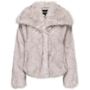 ONLY Jacke in Felloptik ONLDAWN beige   M Damen