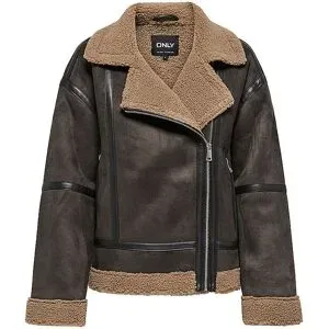 ONLY Jacke in Lederoptik ONLKENDRA braun   XS Damen