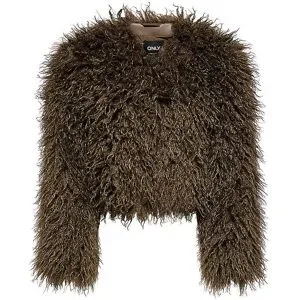 ONLY Jacke in Felloptik ONLGIGI braun   XL Damen