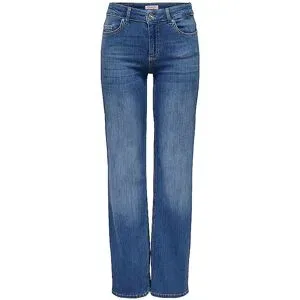 ONLY Jeans Straight Fit ONLBLUSH blau   L/L30 Damen