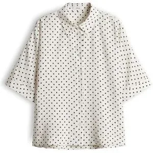 OPUS Hemdbluse FARISE POLKADOT creme   40 Damen