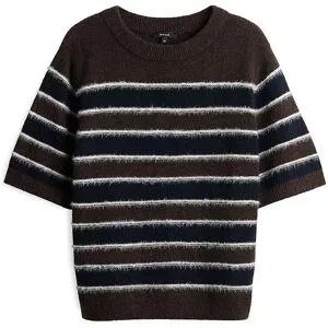 OPUS Pullover PIMOTA STRIPE braun   38 damen