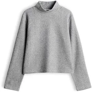 OPUS Rollkragenpullover SOBOXY hellgrau   44 Damen