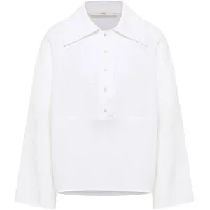 LANIUS Leinenbluse Oversized Fit weiss   36 damen