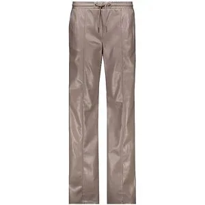 MONARI Hose Straight Fit in Lederoptik braun   34 damen