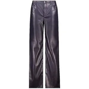 MONARI Hose in Lederoptik Wide Leg dunkelblau   34 Damen