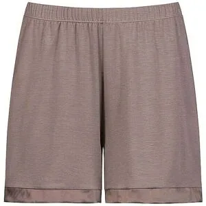 MEY Pyjamashorts PURE CHIC milk n Coffee hellbraun   S damen