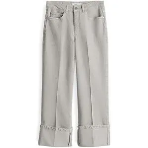 SOMEDAY Hose 7/8 CORAH TURN UP SLEEK hellgrau   36 Damen