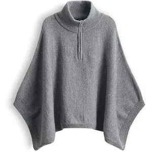 SOMEDAY Cape - Poncho BRIALO  grau Damen