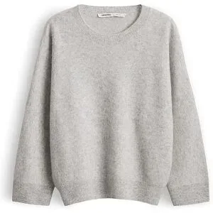 SOMEDAY Kaschmirpullover TWILLA hellgrau   M Damen