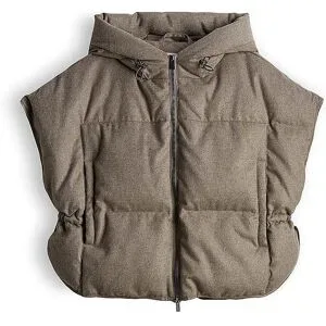 SOMEDAY Steppgilet VENKINA COZY hellgrau   40 Damen