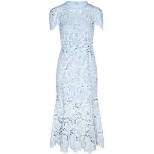 SELF-PORTRAIT Midikleid  hellblau   36 damen