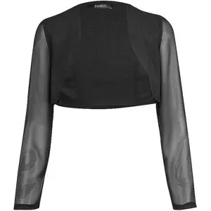 SWING Chiffonbolero schwarz   34 damen