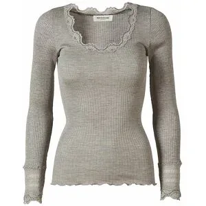 ROSEMUNDE Langarmshirt  grau   XL damen