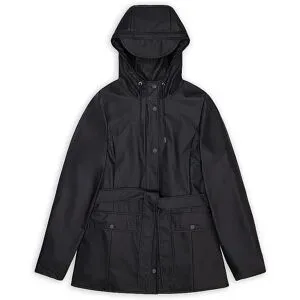 RAINS Regenjacke CURVE JACKET W3 schwarz   S damen