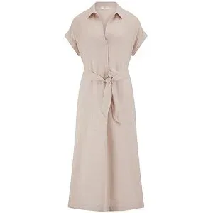 RIANI Leinenkleid beige   44 Damen