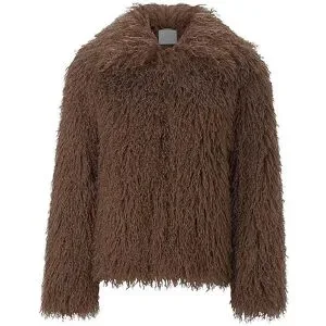 RICHROYAL Jacke in Felloptik braun   36 damen
