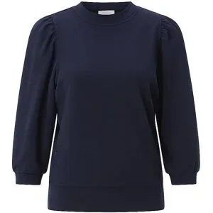 RICHROYAL Langarmshirt  dunkelblau   L Damen