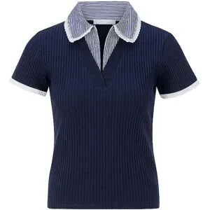 RICHROYAL Poloshirt  dunkelblau   XS damen