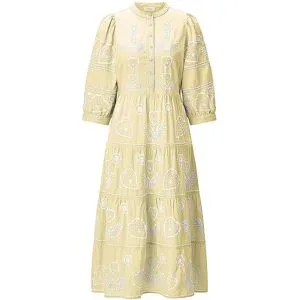 RICHROYAL Midikleid  gelb   34 Damen