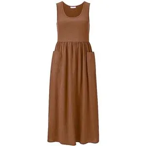 RICHROYAL Midikleid  braun   M damen