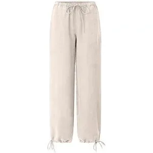 RICHROYAL Hose Barrel Leg hellgrau   38 damen