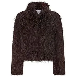 RICHROYAL Jacke in Felloptik  braun   36 Damen