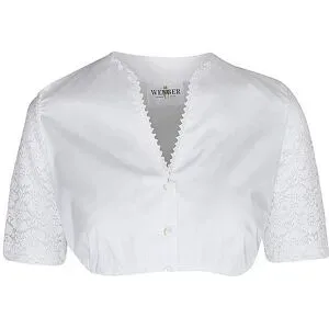 WENGER Dirndlbluse TINA weiss   46 damen