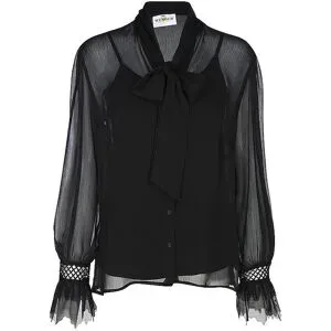 WENGER Trachtenbluse TRAUN schwarz   42 damen