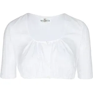WENGER Dirndlbluse INDIA weiss   40 damen