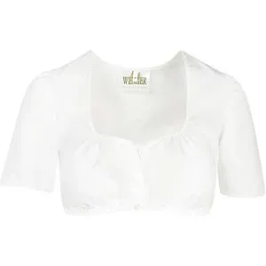 WENGER Dirndlbluse HUBERTA weiss   38 damen