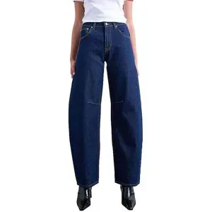 TOPSHOP Jeans Balloon Fit TSALMA dunkelblau   25/L32 Damen