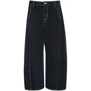 TOPSHOP Jeans Balloon Fit TSHORSESHOE dunkelblau   30/L30 damen