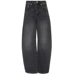 TOPSHOP Jeans Balloon Fit TSBARREL  schwarz   33/L32 damen