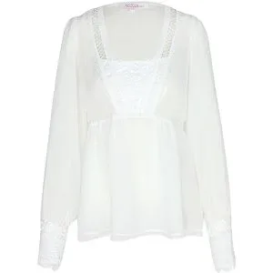 TRENTINI Trachtenbluse creme   36 Damen